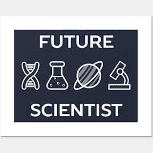 Future Scientist T-Shirt Posters and Art